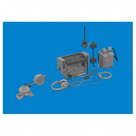 Set Brassin équipement radio Sd.Kfz. 250 Eduard