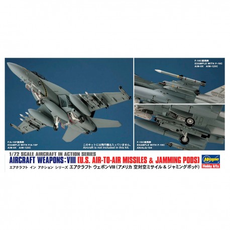 Set de missiles et pods de brouillage 1/72 de Hasegawa