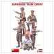 Ensemble de figurines équipage char japonais à l'échelle 1/35