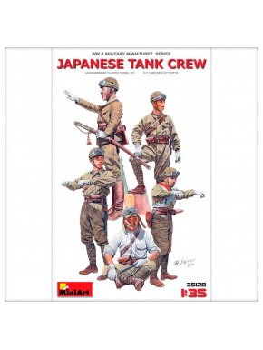 Ensemble de figurines équipage char japonais à l'échelle 1/35