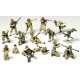 Conjunto de infantaria americana da Segunda Guerra Mundial Tamiya