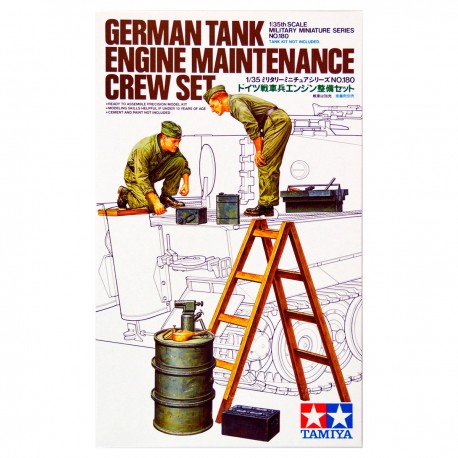 Set de mantenimiento de motor de tanque alemán Tamiya 1/35