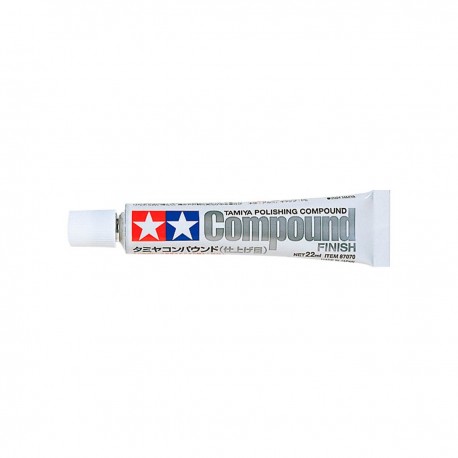 Pâte à polir Tamiya 22ml avec finition lisse