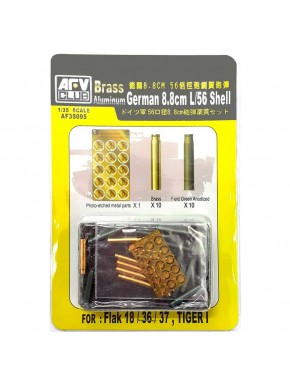 Set d'obus 8.8cm L/56 pour Tiger I par AFV Club