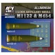 Obus d'artillerie en aluminium 155mm M1122 et M454 échelle 1/35