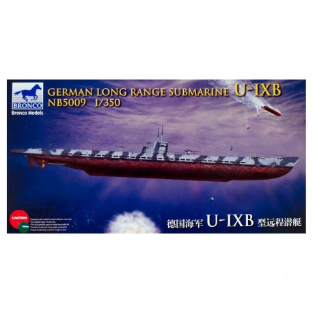 Maquette sous-marin allemand longue portée Type U-IXB