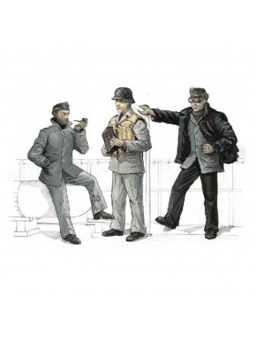 Figuras de tripulação alemã para Revell Schnellboot S-100