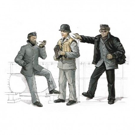 Figuras de tripulação alemã para Revell Schnellboot S-100