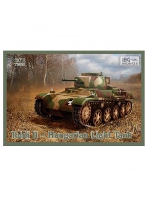 Maquette échelle char léger hongrois Toldi II 1/72