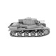 Maquette échelle char léger hongrois Toldi II 1/72