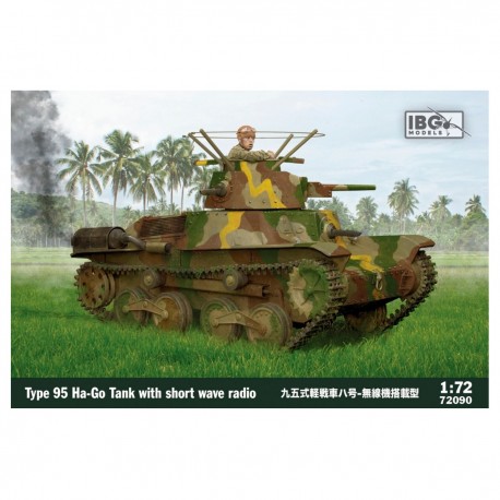 Maquette 1/72 char Type 95 Ha-Go avec radio ondes courtes
