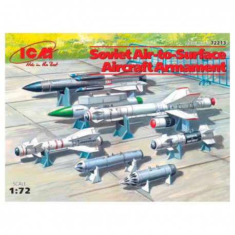 Conjunto 1/72 de armamento soviético aire-superficie de ICM