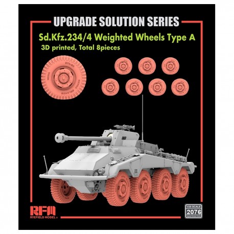 Kit d'amélioration Jupes Latérales King Tiger 1/35 Rye Field Model.