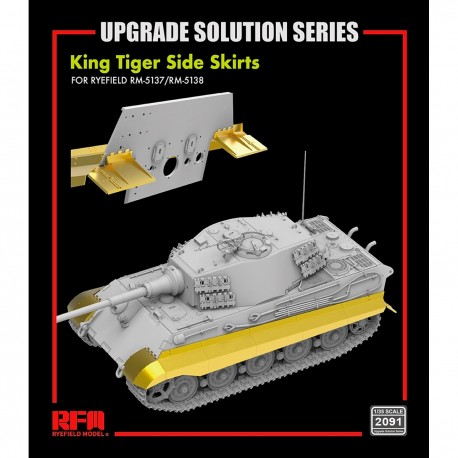 Jupes latérales King Tiger pour maquette 1/35