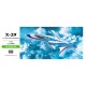 Maquete 1/72 X-29 Hasegawa em voo