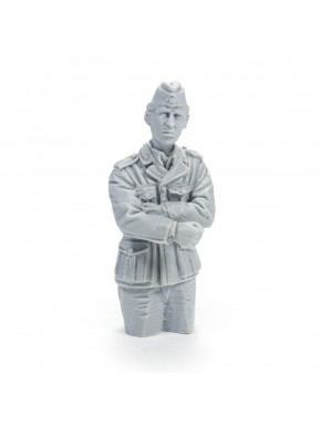 Figura de resina de un tripulante de tanque alemán