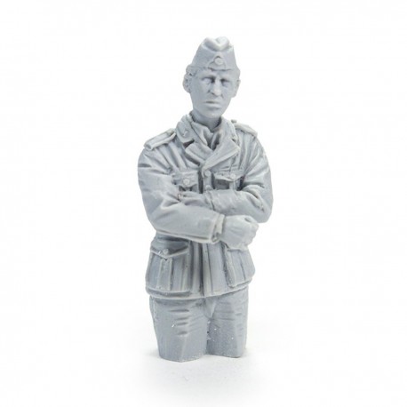 Figura de resina de un tripulante de tanque alemán