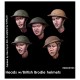 Ensemble de têtes avec casques British Brodie Rado Miniatures