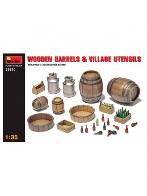 Kit de modèles MiniArt fûts et ustensiles de village