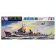 Maquette du destroyer Akatsuki à l'échelle 1/700 peinte et assemblée
