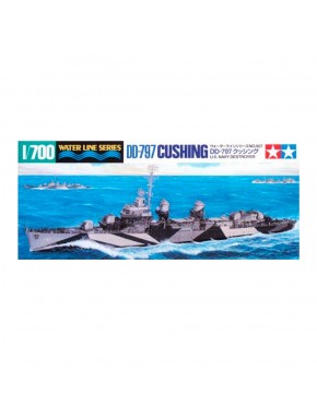 Kit de maquete USS Cushing 1/700 da Tamiya
