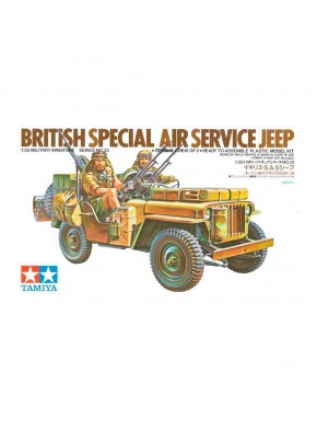 Modèle de Jeep SAS Britannique 1/35 avec figurines Tamiya