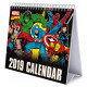 Calendario da tavolo 2019 Marvel Comics