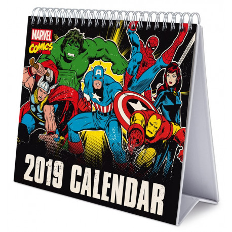 Calendario da tavolo 2019 Marvel Comics