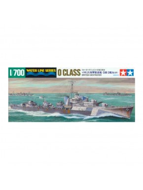 Modelo montado e pintado de destróier Classe O em escala 1/700