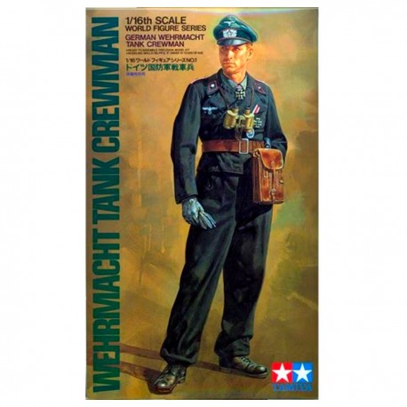 Kit de figura tripulante Wehrmacht Tamiya à escala 1/16