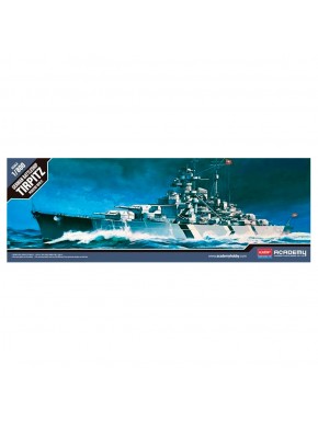 Maquette cuirassé Tirpitz échelle 1/800