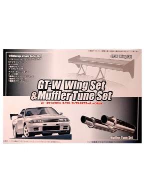 Ensemble aileron et silencieux Fujimi 1/24