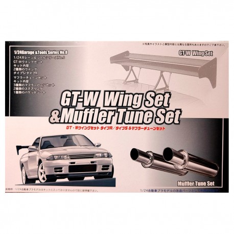 Ensemble aileron et silencieux Fujimi 1/24