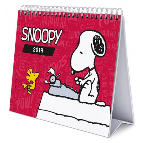 Calendário de mesa 2019 Snoopy Peanuts