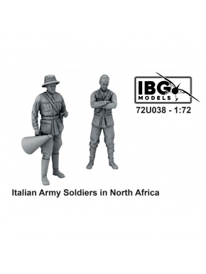 Figurines de soldats de l'Armée Italienne en Afrique du Nord, 1/72 IBG Models