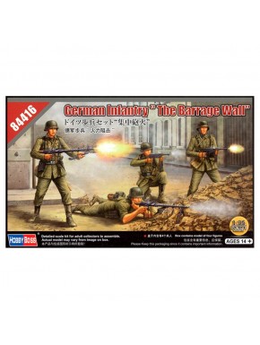 Kit d'infanterie allemande "The Barrage Wall" 1/35 de HobbyBoss