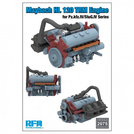 Moteur Maybach HL 120 TRM 1/35 pour Pz.kfz.IV