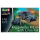 Kit Revell Krupp Protze KFZ 69 com PaK 3,7cm escala 1:76