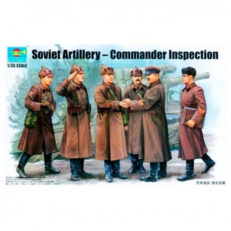Maquette 1/35 Inspection Commandant B-4 Soviétique Trumpeter