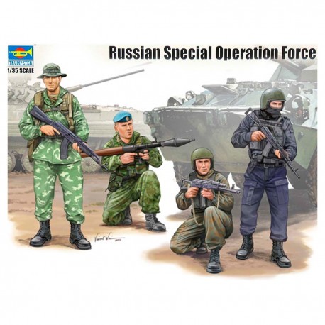 Kit de figuras de Fuerza de Operación Especial Rusa 1/35