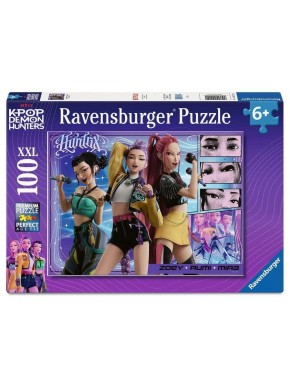 Caixa de quebra-cabeça Ravensburger XXL KPop Demon Hunters 100 peças