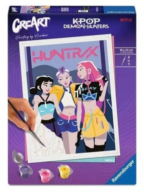 Conjunto de pintura por números KPop Demon Hunters Huntrix