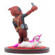 La figura di Deadpool con Unicorno Q-Fig Marvel 15 cm