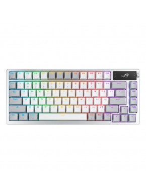 Teclado inalámbrico ASUS ROG Azoth blanco con RGB