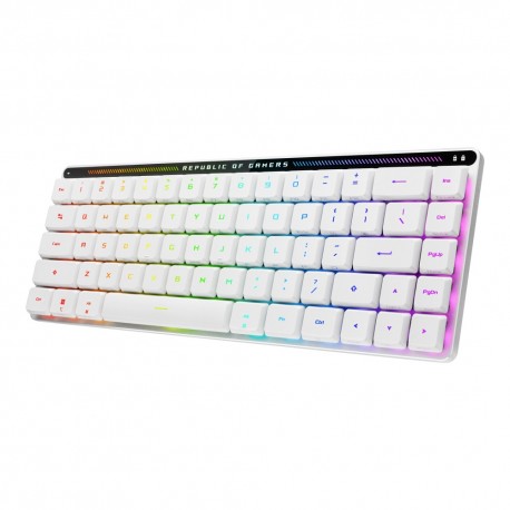 Teclado gaming ASUS ROG Falchion RX blanco con retroiluminación RGB