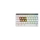 Teclado gaming ASUS ROG Falchion RX blanco con retroiluminación RGB