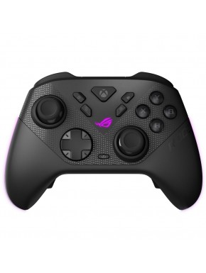 Gamepad ASUS ROG Raikiri II negro frontal y lateral
