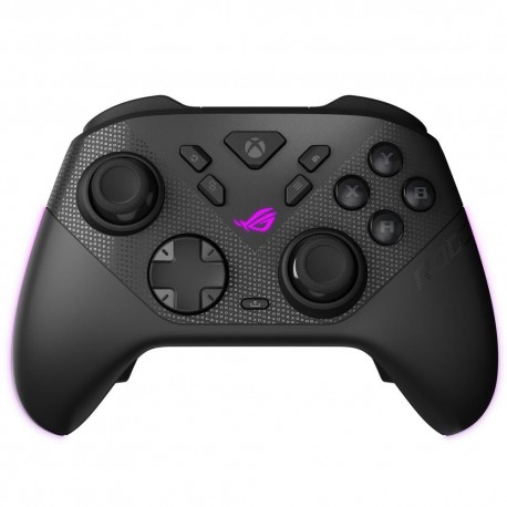 Gamepad ASUS ROG Raikiri II negro frontal y lateral