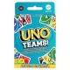 Boîte et cartes de jeu UNO Teams de Mattel