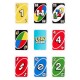 Boîte et cartes de jeu UNO Teams de Mattel